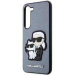 Karl Lagerfeld KLHCS23MSANKCPG S23+S916 hardcase grey Saffiano Karl & Choupette - imagine 6