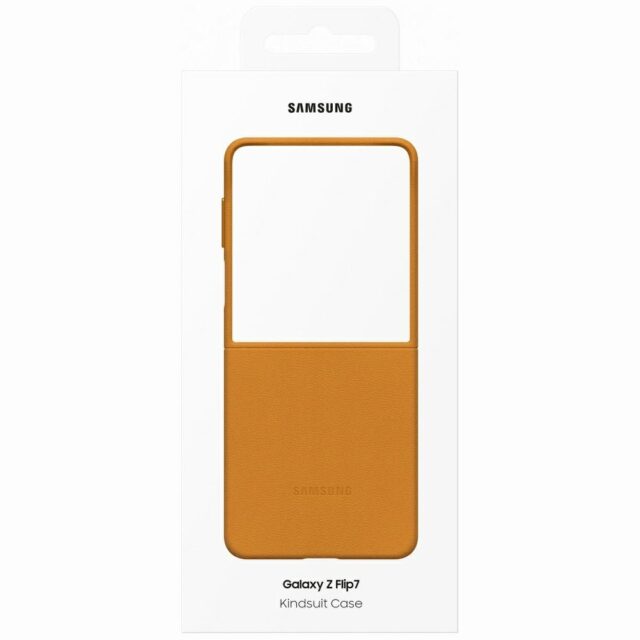 Case Samsung Kindsuit Case for Galaxy Z   Flip7 camel - imagine 6