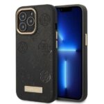 Guess GUHMP13LSAPSTK iPhone 13 Pro / 13 6,1" black hardcase Peony Logo Plate MagSafe