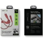 ENERGEA Flow USB-C to Lightning C94 MFI Cable 1.5m Red 60W 3A PD Fast Charge - imagine 6