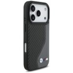 Case BMW M Carbon Logo MagSafe for iPhone 17 Pro anthracite - imagine 4
