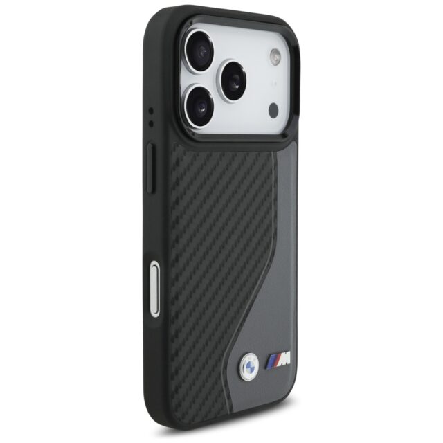 Case BMW M Carbon Logo MagSafe for iPhone 17 Pro anthracite - imagine 4