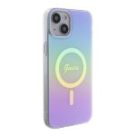 Guess GUHMP15MHITSU iPhone 15 Plus/ 14 Plus 6.7" purple hardcase IML Iridescent MagSafe - imagine 4