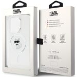 Karl Lagerfeld KLHMP14LHFCCNOT iPhone 14 Pro 6.1" transparent hardcase IML Choupette Ma - imagine 8