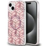 Guess GUHMP15MHGCUSTGP iPhone 15 Plus /14 Plus 6.7" pink hardcase IML GCube MagSafe
