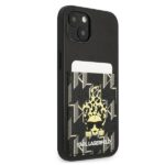 Karl Lagerfeld KLHCP13MCANCNK iPhone 13/ 14 / 15 6,1" hardcase black Karlimals Cardslot - imagine 4