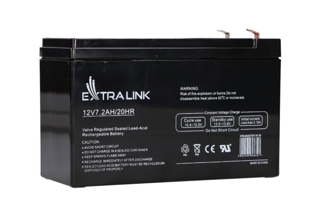 Extralink AGM 12V 7.2Ah 7Ah | Accumulator | maintenance free - imagine 2