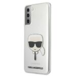 Karl Lagerfeld KLHCS21MKTR S21+ G996 hardcase Transparent Karl`s Head - imagine 2