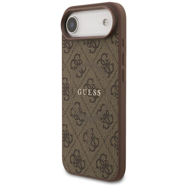 Guess 4G Ring Classic Logo MagSafe Case for iPhone Air Brown - imagine 2