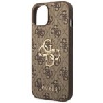 Guess GUHCP14M4GMGBR iPhone 14 Plus/ 15 Plus 6.7" brown hardcase 4G Big Metal Logo - imagine 6