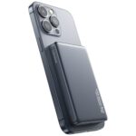 Powerbank USAMS CY Series CD242 10000mAh 20W Magnetic Wireless titanium - imagine 3