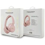 Headphones Guess Bluetooth 5.3 Metal Logo Script pink - imagine 4