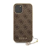 Guess GUHCP12LGF4GBR iPhone 12 Pro Max 6,7" brown hardcase 4G Charms Collection - imagine 3
