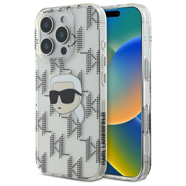 cps-6dd286e174fe3a7ededfac040f88b45f-2025-12-06-18-26-35 Karl Lagerfeld KLHCP16XHKLPKHT iPhone 16 Pro Max 6.9" transparent hardcase IML Karl Hea - imagine 1