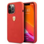 Ferrari FESSIHCP13XRE iPhone 13 Pro Max 6,7" red hardcase Silicone