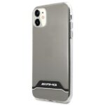 AMG AMHCN61TCBW iPhone 11 6,1" transparent hardcase Electroplate Black&White - imagine 2