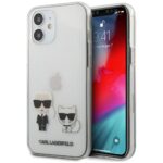 Karl Lagerfeld KLHCP12SCKTR iPhone12 mini 5,4" hardcase Transparent Karl & Choupette