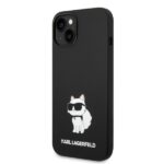 Karl Lagerfeld KLHCP14MSNCHBCK iPhone 14 Plus / 15 Plus 6,7" hardcase black Silicone Choupette - imagine 2