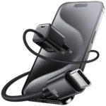 USAMS JC Series CC264 30W GaN Mini Fast Charger 2xUSB-C Black - imagine 4