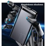 USAMS Powerbank PB55 10000mAh 2xUSB LED display grey 10KCD14801 (US-CD148) aluminum - imagine 4