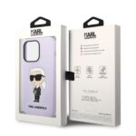 Karl Lagerfeld KLHCP14LSNIKBCU iPhone 14 Pro 6,1" hardcase purple Silicone Ikonik - imagine 8