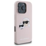 Karl Lagerfeld KLHMP16LSKCHPPLP iPhone 16 Pro 6.3" pink hardcase Silicone Double Heads Print M - imagine 4