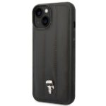 Karl Lagerfeld KLHCP14SPSQPK iPhone 14/ 15 / 13 6,1" hardcase black Puffy Ikonik Pin - imagine 2