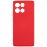 Case Beline Silicone for Moto G86 Power 5G red - imagine 2