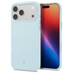 Spigen Silicone Fit MAG MagSafe Case for iPhone 17 Pro Blue