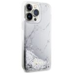 Guess GUHCP14XLCSGSGH iPhone 14 Pro Max 6.7" white hardcase Liquid Glitter Marble - imagine 4
