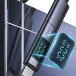 USAMS Adapter AU18 USB-C - USB-CDigital Display 100W steel/aluminum SJ682TC01 (US-SJ682) - imagine 7