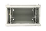 Extralink 6U 600x600 AZH Gray | Rackmount cabinet | wall mounted, swing type - imagine 3