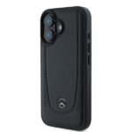 Mercedes MEHCP16SARMBK iPhone 16 6.1" czarny/black hardcase Leather Urban - imagine 2