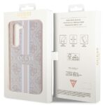 Guess GUHCS23SP4RPSP S23 S911 pink hardcase 4G Printed Stripe - imagine 8