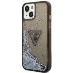 Guess GUHCP14MLFCTPK iPhone 14 Plus/ 15 Plus 6.7" black hardcase Liquid Glitter Palm Collecti - imagine 2