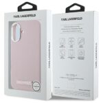 Karl Lagerfeld KLHMP16SPGMSRPP iPhone 16 6.1" pink hardcase FW Metal Plate MagSafe - imagine 8