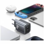 Wall charger USAMS CC305 T66 45W GaN 2xUSB-C tarnish - imagine 7