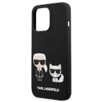 Karl Lagerfeld KLHCP13LSSKCK iPhone 13 Pro / 13  6,1" hardcase black Silicone Karl & Choupette - imagine 6