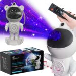 Night Light, Projector, Bluetooth Speaker Extralink Home Star Projector with Speaker, for Kids, Astronaut