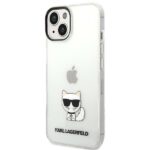Karl Lagerfeld KLHCP14SCTTR iPhone 14/ 15 / 13 6,1" hardcase transparent Choupette Bod - imagine 2