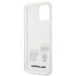 Karl Lagerfeld KLHCP12LCKTR iPhone 12 Pro Max 6,7" hardcase Transparent Karl & Choupette - imagine 9
