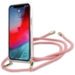 Guess GUHCP12LCRTVSPI iPhone 12 Pro Max 6,7" pink hardcase Script Vintage - imagine 5