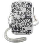 Hello Kitty Bag HKPBPDGPHE white Graffiti Kitty Head - imagine 4