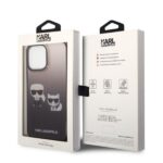 Karl Lagerfeld KLHCP14LTGKCK iPhone 14 Pro 6,1" hardcase black Gradient Ikonik Karl & Choupette - imagine 8