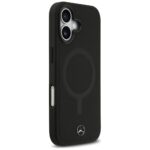 Mercedes Plain Smooth Leather MagSafe case for iPhone 17 black - imagine 4