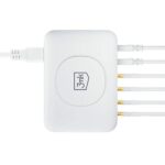 3MK Hyper Charger PowerMax 100W 4xUSB-C+ 2xUSB-A charging station with inductive charging QC+PD - imagine 5