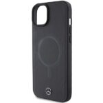 Mercedes MEHMP15M23RCMK iPhone 15 Plus / 14 Plus 6.7" Black Hardcase Smooth Leather MagSafe - imagine 6