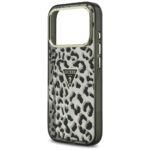 Guess Leopard Glitter MagSafe Case for iPhone 17 Pro Black - imagine 6
