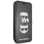 Karl Lagerfeld KLFLBKSN65FKICKC iPhone 11 Pro Max black book - imagine 4