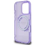 Guess GUHMP16XHFWFCU iPhone 16 Pro Max 6.9" purple hardcase IML Flowers Wreath MagSafe - imagine 7